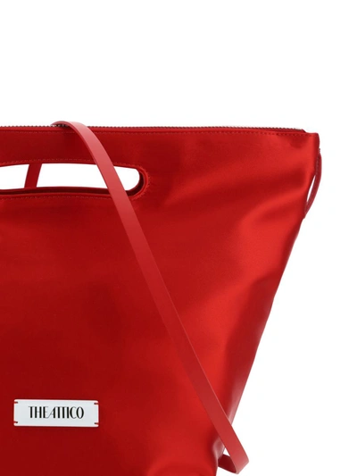 Shop Attico The  Handbags In Vibrant Red