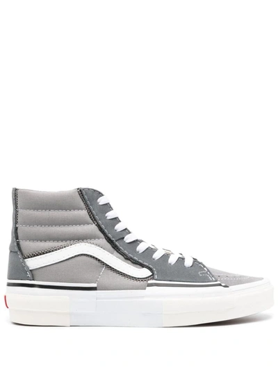 Shop Vans Sk8-hi Reconstruct Shoes In Grey