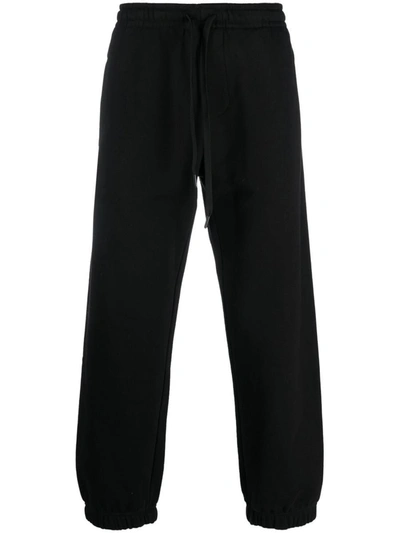 Shop Versace Jeans Couture Roses Embro Trousers Clothing In Black
