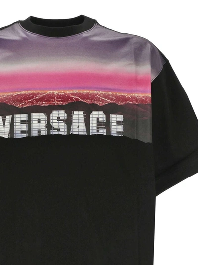 Shop Versace T-shirts And Polos In Black