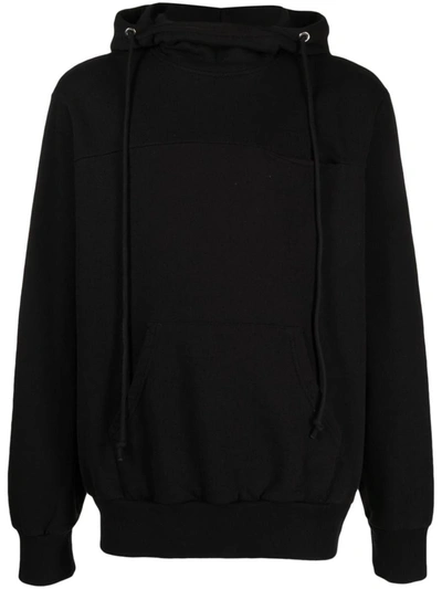 Winnie New York Classic Hidden Pocket Hoodie Black Clothing In Black