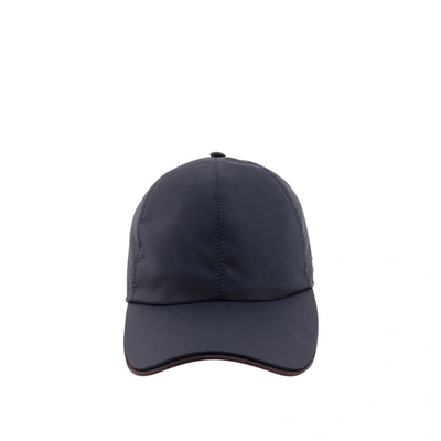 Shop Zegna Hat In Blue