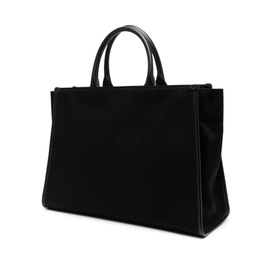 Shop Lanvin Canvas Shopper Bag