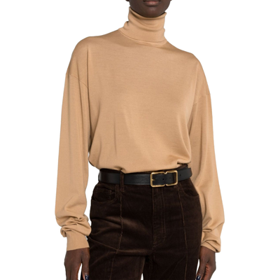 Saint Laurent High-neck Wool Jumper