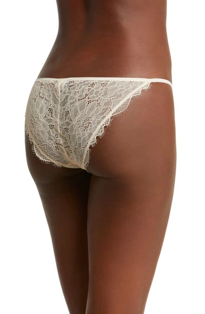Shop Love Stories Wild Rose Lace Briefs In Off White