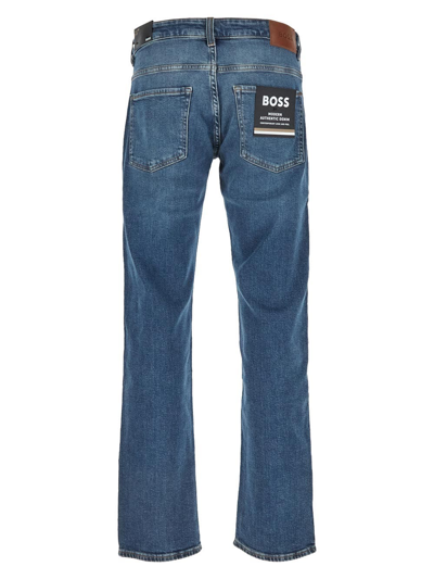 Shop Hugo Boss Slim Jeans In Blue