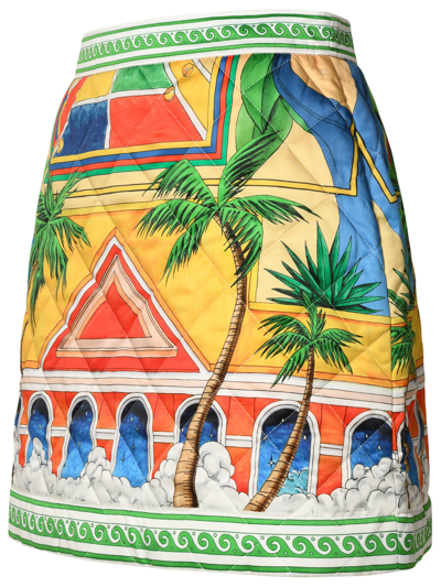 Shop Casablanca Multicolor Polyester Skirt Woman