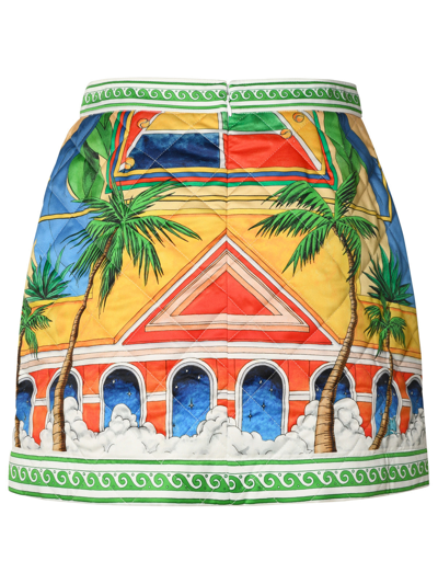 Shop Casablanca Woman  Multicolor Polyester Skirt
