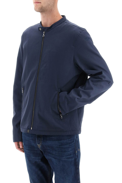 Shop Diesel 'j-glory' Nylon Twill Jacket Men In Blue
