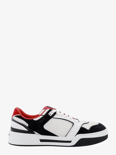 Shop Dolce & Gabbana Man New Roma Man White Sneakers