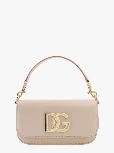 Shop Dolce & Gabbana Woman Shoulder Bag Woman Beige Shoulder Bags In Cream
