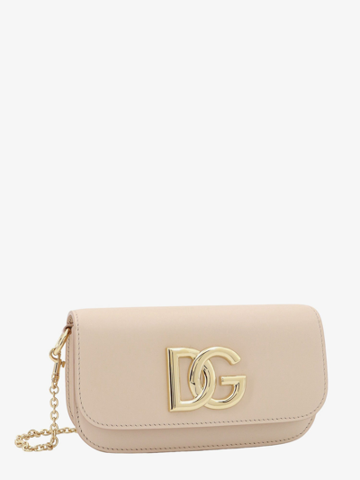 Shop Dolce & Gabbana Woman Shoulder Bag Woman Beige Shoulder Bags In Cream