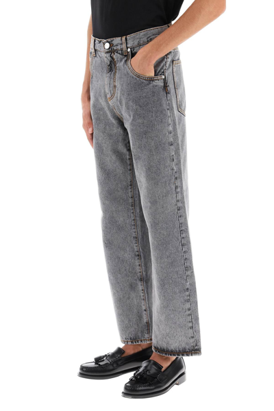 Shop Etro Easy Fit Jeans Men In Gray