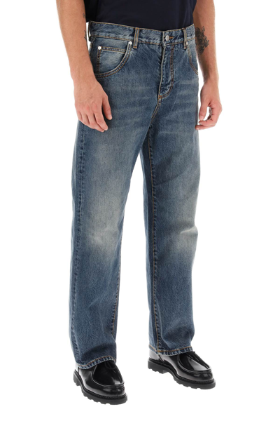 Shop Etro Loose Jeans With Straight Cut Men In Blue