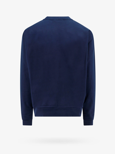 Shop Marni Man Sweatshirt Man Blue Sweatshirts