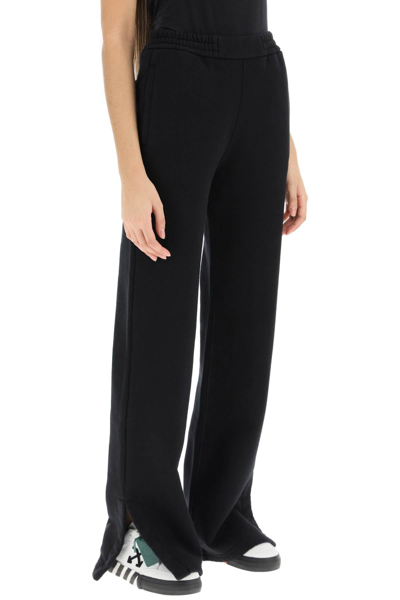 Shop Off-white Diag Sweatpants In Organic Cotton Women In Black