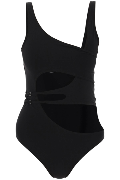 Shop Off-white Meteor One-piece Swimwear Women In Black