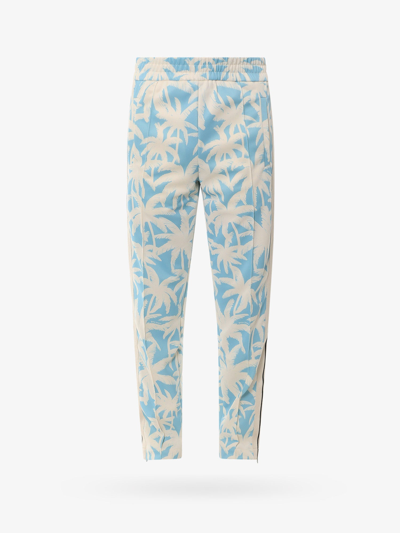 Shop Palm Angels Man Trouser Man Blue Pants