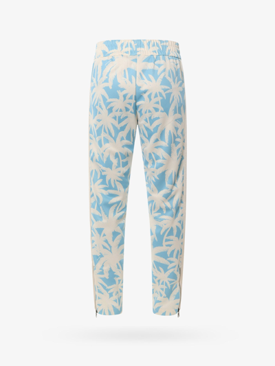 Shop Palm Angels Man Trouser Man Blue Pants