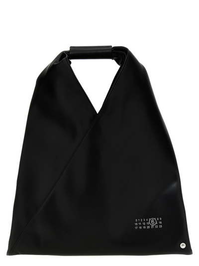 Shop Mm6 Maison Margiela Japanese Medium Shoulder Bag In Black