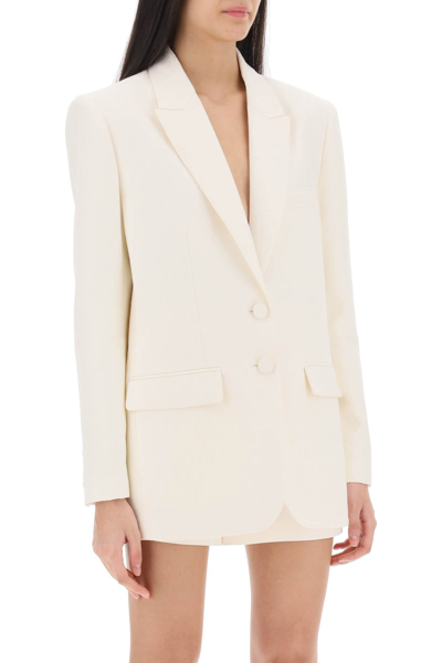 Shop Valentino Garavani Toile Iconographe Blazer In Crepe Couture Women In Multicolor