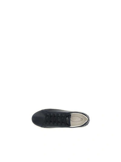 Shop Tod's Sneakers In Nero
