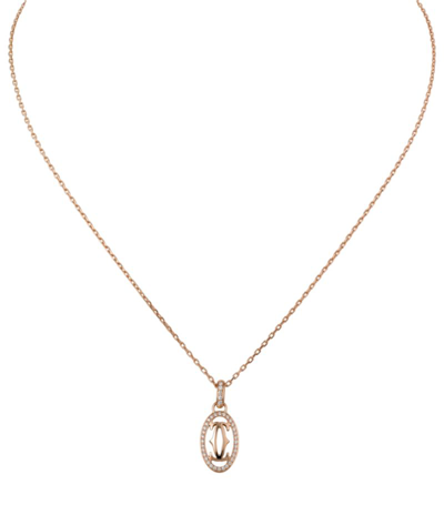 Shop Cartier Necklace In Rose Gold