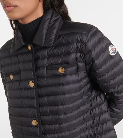 Shop Moncler Calipso Down Coat In Black