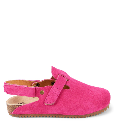 Shop Pèpè Scamosciato Suede Sandals In Pink