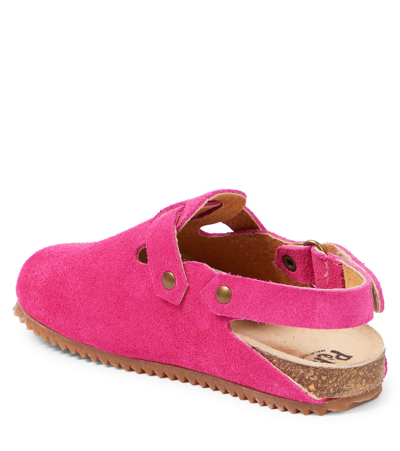 Shop Pèpè Scamosciato Suede Sandals In Pink