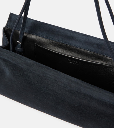 The Row Navy Abby Bag In Blue