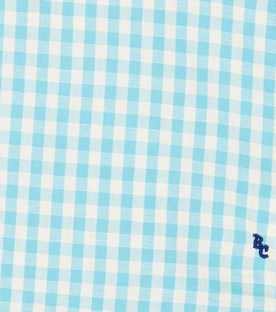 Bobo Choses Gingham Cotton And Linen Top In Multicoloured