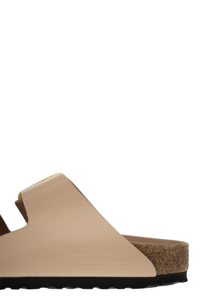 Shop Birkenstock Arizona - Slipper Sandal In Beige