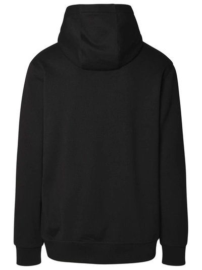 Shop Burberry Black Cotton Sweatshirt