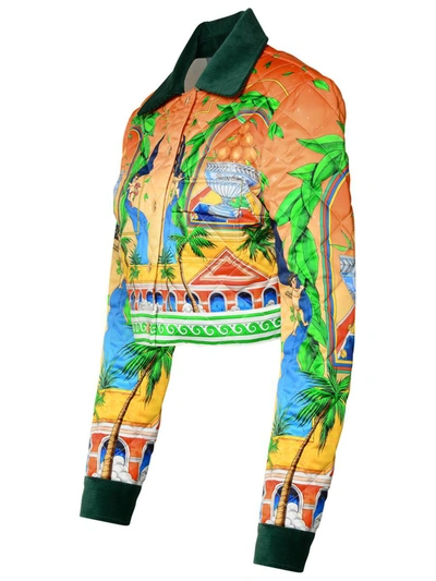 Shop Casablanca Multicolor Polyester Jacket