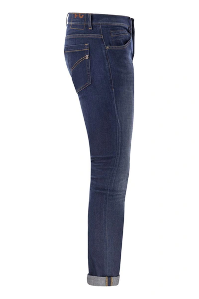 Shop Dondup George - Five Pocket Jeans In Dark Denim