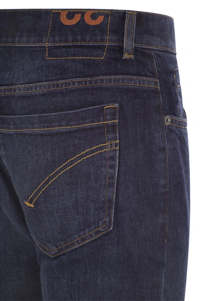 Shop Dondup George - Five Pocket Jeans In Dark Denim