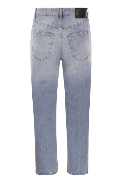 Dondup Women's Tami - Jeans Cinque Tasche A Gamba Larga In Light Denim