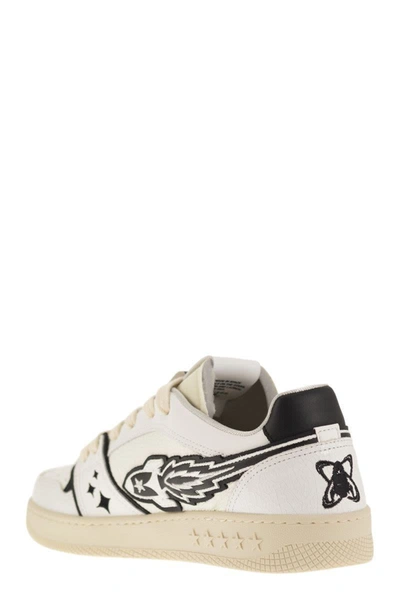 Shop Enterprise Japan Ej Rocket - Sneakers In White/black