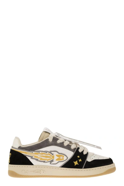 Shop Enterprise Japan Ej Rocket - Sneakers In White/black