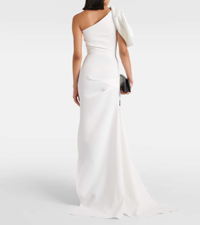 Shop Maticevski Darkness One-shoulder Gown In White