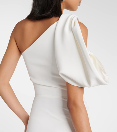 Shop Maticevski Darkness One-shoulder Gown In White