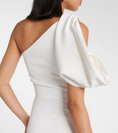 Maticevski Darkness One-shoulder Gown In White