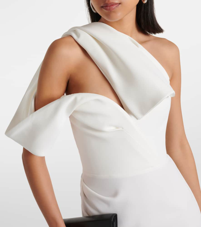 Shop Maticevski Darkness One-shoulder Gown In White