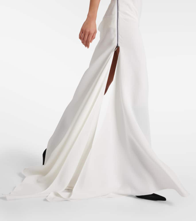 Shop Maticevski Darkness One-shoulder Gown In White