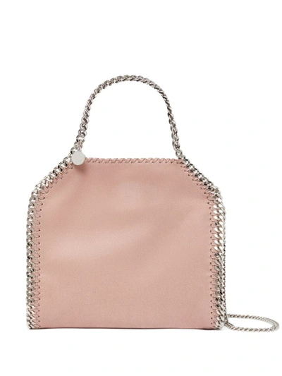 Shop Stella Mccartney Mini Falabella Tote Bags In Pink & Purple