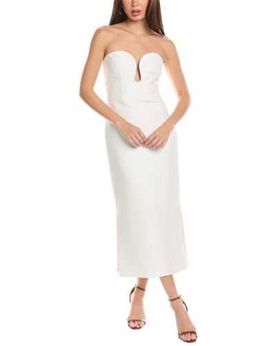Shop Alexis Romani Midi Dress In White