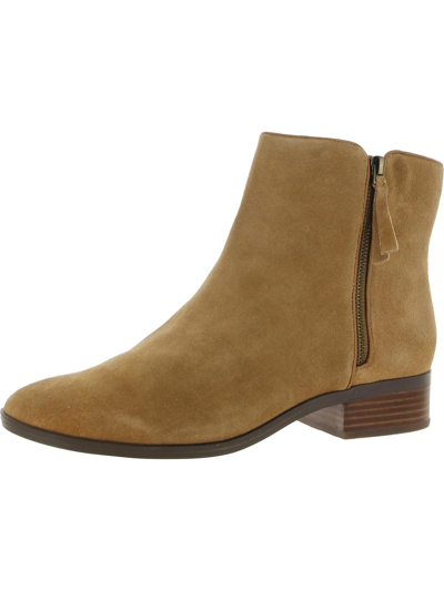Naturalizer Robyn Womens Zipper Block Heel Ankle Boots In Multi