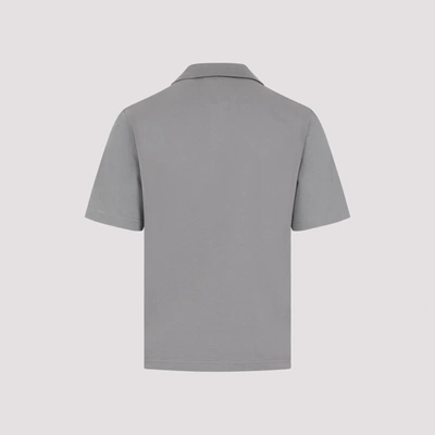 Shop Lanvin Regular Polo In Grey