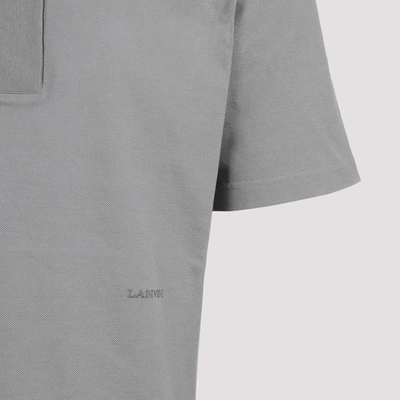 Shop Lanvin Regular Polo In Grey